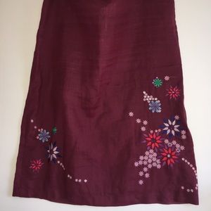 Embroidered French Connection Skirt Size 10